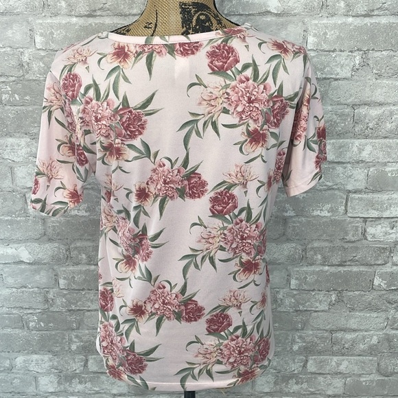 Flora Pink Floral PJ Top - Picture 3 of 6